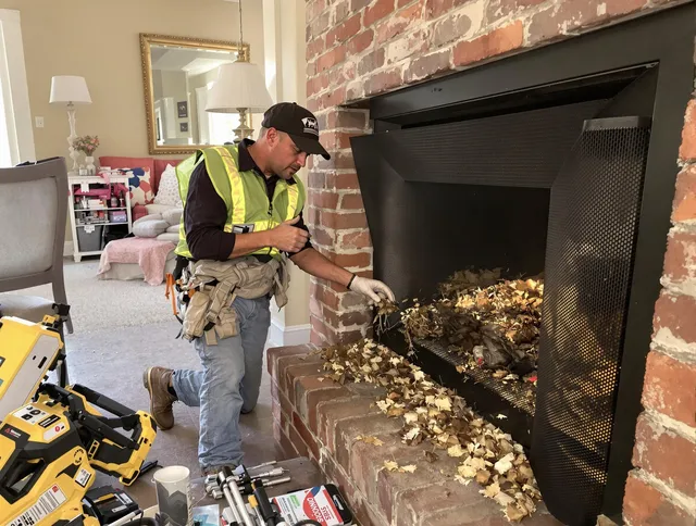 Safe screening installation by Norwell Chimney Sweep in Norwell, MA