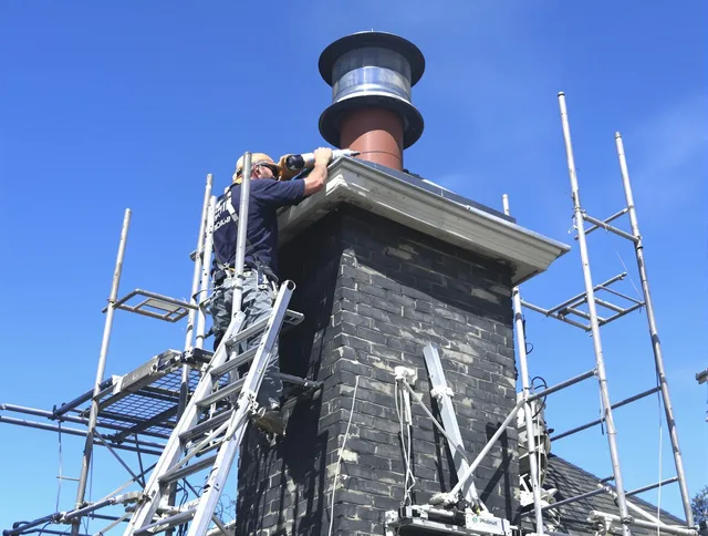 Sturdy chimney crown finished by Norwell Chimney Sweep in Norwell, MA