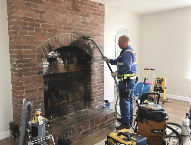 Norwell Chimney Sweep expert performing detailed chimney sweep in Norwell, MA